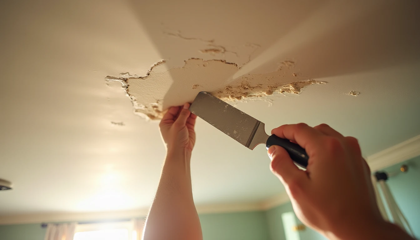 Comment réparer fissure au plafond sans faire intervenir un artisan